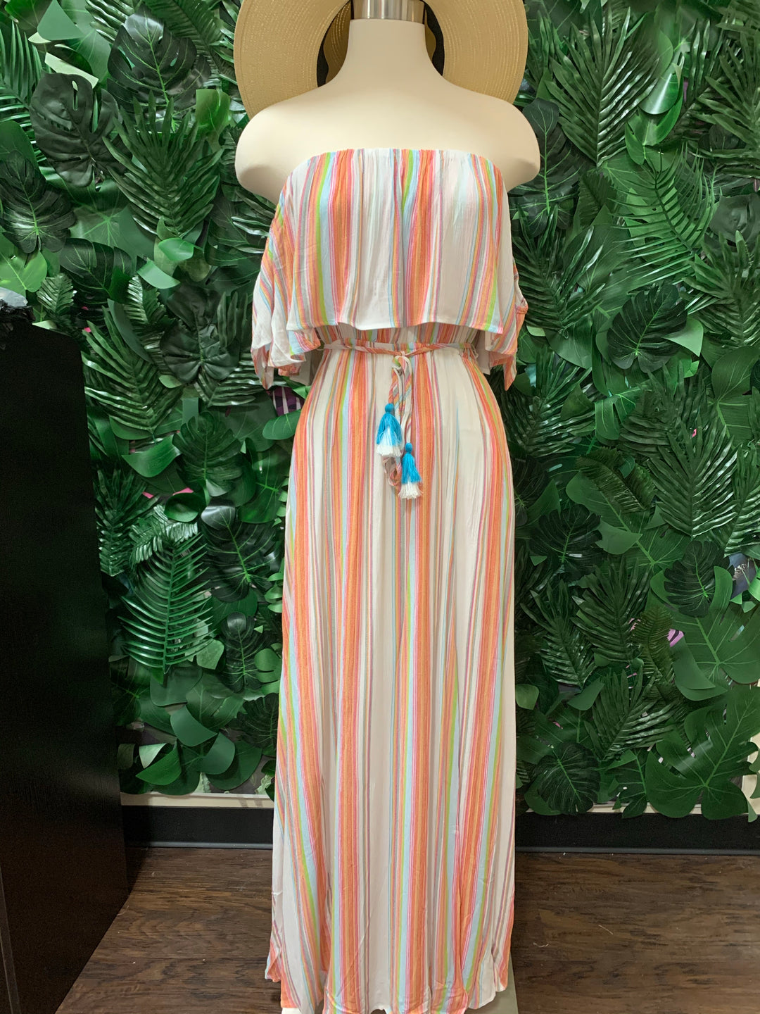 chinese dress ladies Cabo Sundress Lime Garden XLarge